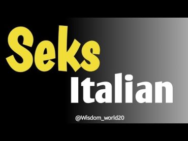 How to Pronounce "Seks Italian" in English CORRECTLY