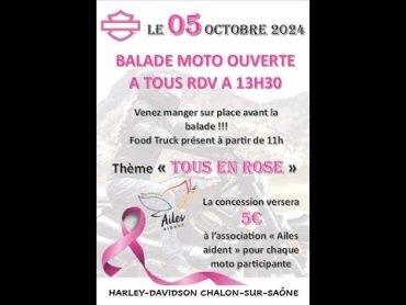 OCTOBRE ROSE  HARLEY DAVIDSON CHALON SUR SAONE