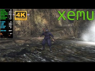 Ninja Gaiden Black PC Gameplay  ( XEMU 4K 60FPS ) + Configuration  Xbox Classic (2024)