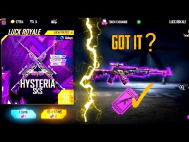 Free fire new weapon royal  sks skin