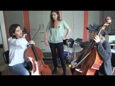 La leçon de violoncelle avec Emmanuelle Boidron et Dounia Coesens