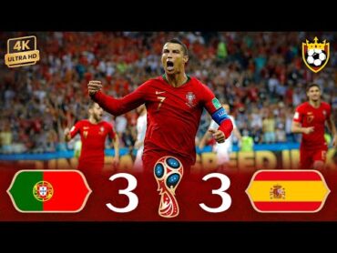 ملخص مباراة "أسبانيا (33) البرتغال" 🔥 ● رونالدو يدمر الإسبان💥🤯 ❯ كأس العالم 🇷🇺 روسيا  [2018] 🌍  4K