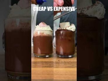 Best hot chocolate 🍫: Cheap 💰vs expensive 💰💰💰