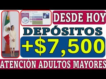 💵HAY PAGOS DE + $7,500 TODOS COBRAN EN LUNES♨️CLAUDIA REVELA IMPACTANTE MENSAJE MIS ADULTOS MAYORES!