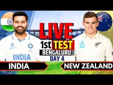 India vs New Zealand, 1st Test, Day 4  IND vs NZ Live Match Today  Live Cricket Match Today