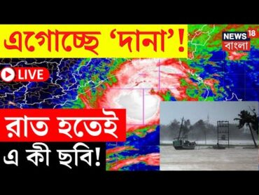 Cyclone Dana Update LIVE  এগোচ্ছে &39;দানা&39;, রাত হতেই এ কী ছবি! দেখলে চমকে উঠবেন!  Bangla News