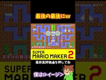 勝利を確信したら❗️❓️ぽこにゃんマリメ マリオメーカー2 ぽこにゃん thankyou shorts