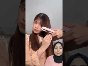 مكوه شعر اجبها ولا لاء hairstyle curlswithstraightener عائله هبه