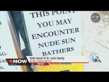 Nude beach in St. Lucie County