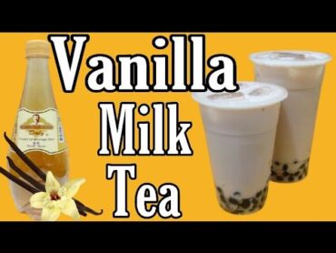 Vanilla Milk Tea Recipe  Milk Tea Negosyo Recipes