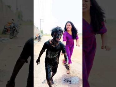 9 years old kid before holi 😂🔥 indian family shorts indian relatable chotabhai holi