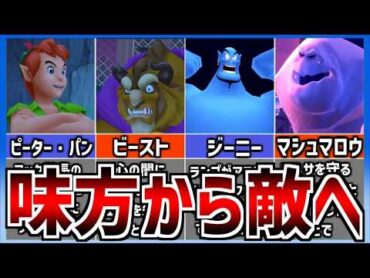 【歴代キングダムハーツ】敵として戦ったディズニーキャラ 7選