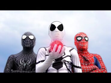 TEAM SPIDERMAN vs COLOR BAD GUY TEAM  Ruby Battle ( Nerf War in Container , Rescue , Parkour... )