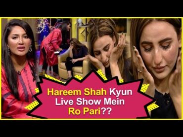 Hareem Shah Crying In Live Show  Exclusive Interview After Video Leaks  Mathira Show