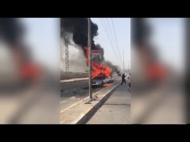 العراق: احتراق سيارة بداخلها أم وطفلتها، الأم نجت لكن الطفلة...