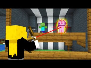 サバイバルで射的ができる！？【マインクラフト】