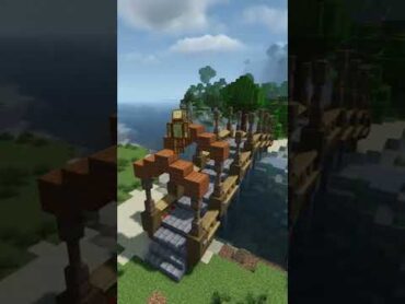 オシャレな橋を建築。【マイクラ】