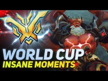 SOME INSANE MOMENTS FROM OVERWATCH WORLD CUP