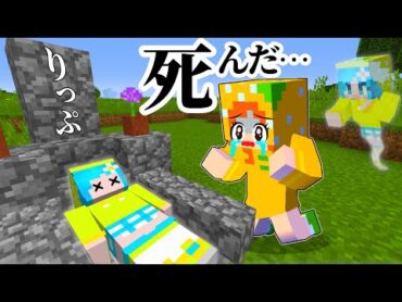 亡くなった友達を生き返らせるマインクラフト😭 (ぴこみんず)