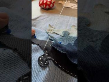 Making appliqué from old jeans sewinghacks tutorial  upcycling costura shorts