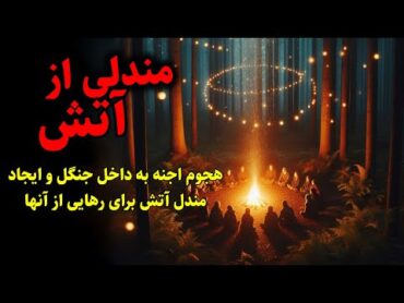 مندلی از آتش  هجوم اجنه به داخل جنگل و درست کردن مندل آتش برای رهایی از آنها