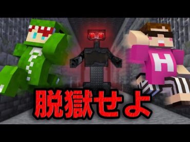 殺人ロボのいる地下刑務所から脱獄しろ！【ヒカキン×カラフルピーチ コラボ】【マインクラフト】【マイクラ】