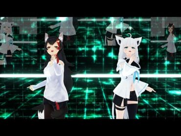 【Hololive MMD】劣等上等【白上フブキ  Shirakami Fubuki 大神ミオ Ookami Mio】