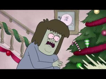 Regular Show  Muscle Man Opens His Gift  White Elephant Gift Exchange