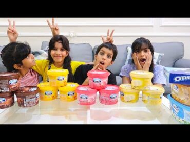 تحدي الايس كريم !! Ice cream challenge