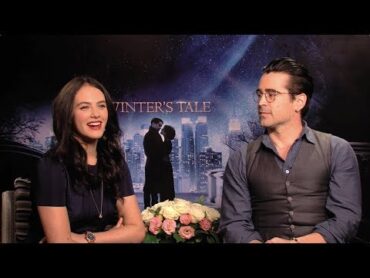 Winter&39;s Tale  Colin Farrell and Jessica Brown Findlay on Romance [HD]