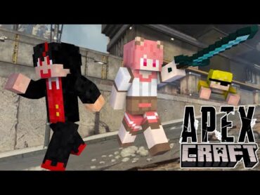 マイクラで出来る動作だけでAPEXしてみた【カラフルピーチ】