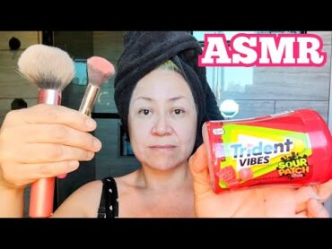 Makeup & Bubblegum: Loud Snapping, Blowing Small Bubbles Gum Chewing GRWM