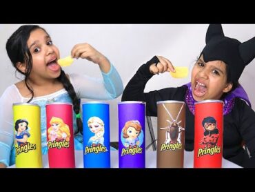 شفا والشبس السحري !! Shfa pretend play as princesses with magic chips