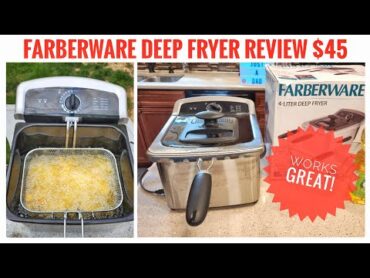 Farberware 4L Electric Deep Fryer Walmart $45  Review    Makes Great Fish