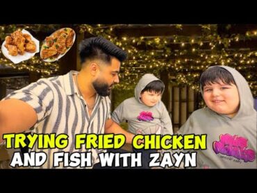 Trying Fried Chicken And Fish With Zayn  Zeeshan Jutt  Vlog