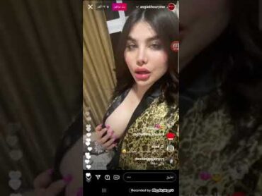 فضيحة أنجي خوري على البث المباشر +18 طلع صدرا بالغلط🔞🍑