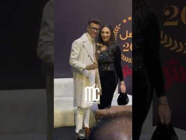 شاهد عصام صاصا وزوجته جهاد يخطفان الأنظار في مهرجان وشوشة الأفضل 🏆