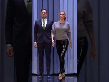 Gisele bündchen Teaching Jimmy Fallon how to walk like a supermodel✨ giselebündchen jimmyfallon