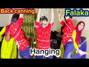 Hanging challenge ring gag back canning  feet Falaka  aram canning  foziabootavlog challenge