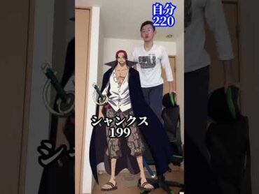 ワンピースの四皇身長バグりすぎやろ【勝てません】ワンピース onepiece