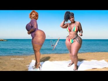 HAJIA BINTU VS AKO THICK FINEST BBW FROM GHANA ASMR PLUS SIZE FASHION TRENS