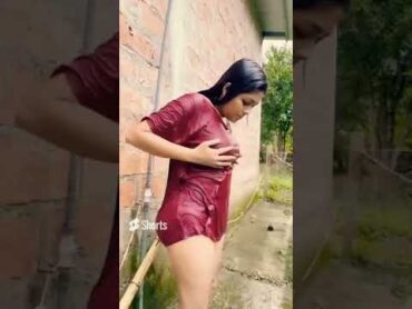 Desi Bath  Village bath  Hidden Camera bath shorts viral bath hot model1