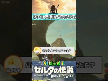 【ゼルダの伝説 ブレスオブザワイルド】火山地帯でバクダン矢を使ってみた3連発 shorts 縦型配信