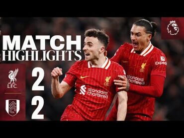 Highlights: Liverpool 22 Fulham  Late Jota Goal!