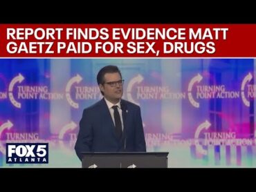 Report: Gaetz paid for sex and drugs  FOX 5 News