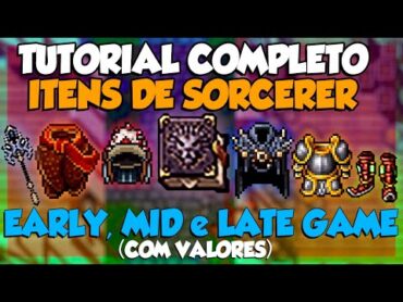 TUDO SOBRE EQUIPAMENTOS DE MASTER SORCERER (COM VALORES)  TIBIA 2024 TUTORIAL MS