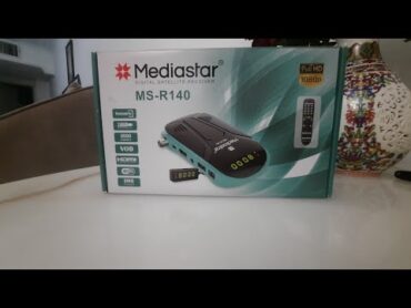 مینی رسیور جدید مدیا استار R140 معرفی و انباکس رسیور ار140 تست تصویر mediastar R140 ماهوارهreciver