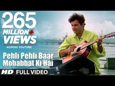 Pehli Pehli Baar Mohabbat Ki Hai Full Video Song  Sirf TumKumar Sanu,Alka YagnikSanjay K, Priya G