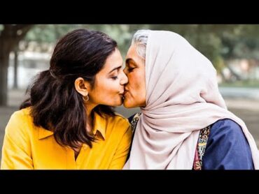 Older Arab Women and Young Indian Women  Lesbian Kissing Scenes