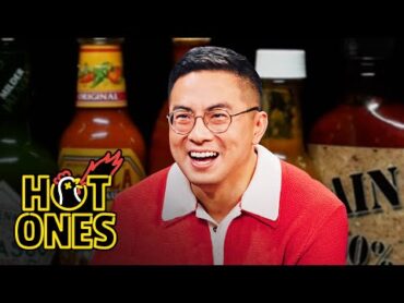 Bowen Yang Takes a Hero&39;s Journey While Eating Spicy Wings  Hot Ones